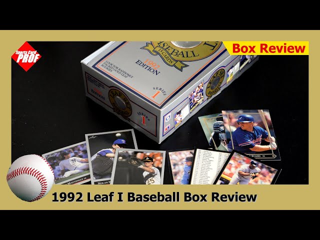 The Leaf Set Baseball 1992 Series 1 is a Must Have for Any Collector
