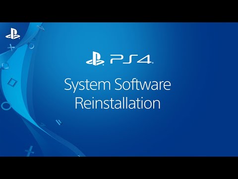 Reinstalling System Software | PS4