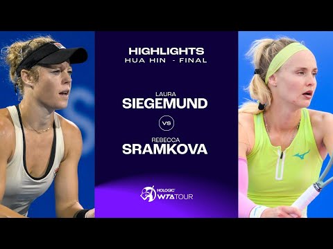 Laura Siegemund vs. Rebecca Sramkova | 2024 Hua Hin Final | WTA Match Highlights