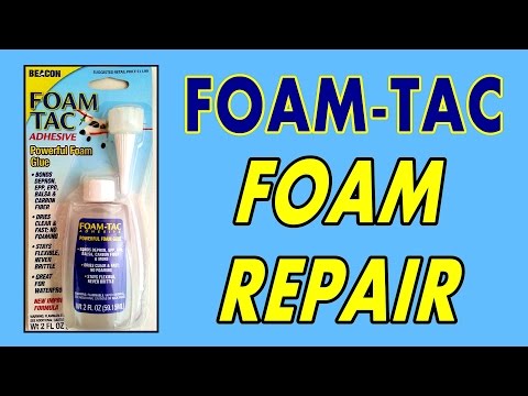 FOAM REPAIR With FOAM-TAC from BEACON ADHESIVES By: RCINFORMER - UCdnuf9CA6I-2wAcC90xODrQ