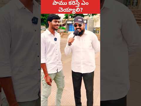 😳 పాము కరిస్తే ఎం చెయ్యాలి #shorts #ytshorts #snakebite