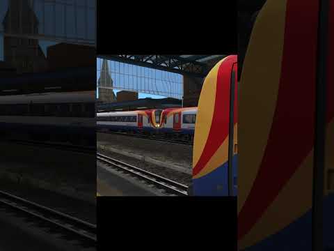 Class 444s arrive at Bournemouth (TS Classic) #shorts