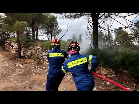 Griechen wappnen sich für den nächsten Brand-Sommer - ntv-Reporterin begleitet Feuerwehr  | ntv