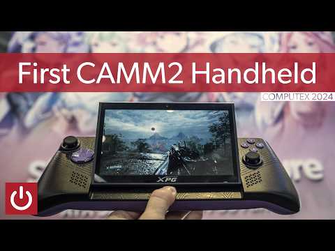 XPG Nia: First Handheld With Upgradable CAMM2 Memory