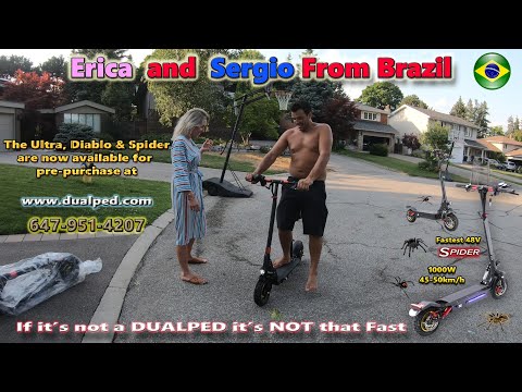 Sergio & Erica From Brazil Bought 2 Cruisers + Photos Of Our 3 New Scooters...