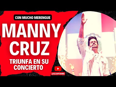 Manny Cruz triunfa con su concierto en el palacio de los deportes