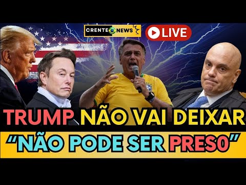 🚨 URGENTE: ULTIMATO DE MORAES A BOLSONARO, TRUM E MUSK NO BRASIL? #noticias  #politica #bolsonaro