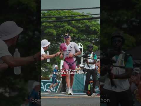 2022 champion Gustav Iden raced his way back onto the podium in Kona.