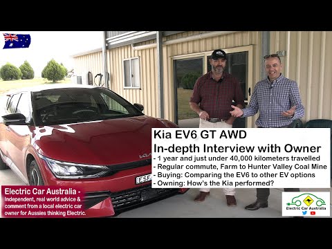 Kia EV6 GT Line | Interview with Owner after 1 year & 40,000 kms driving | Electric Car Australia