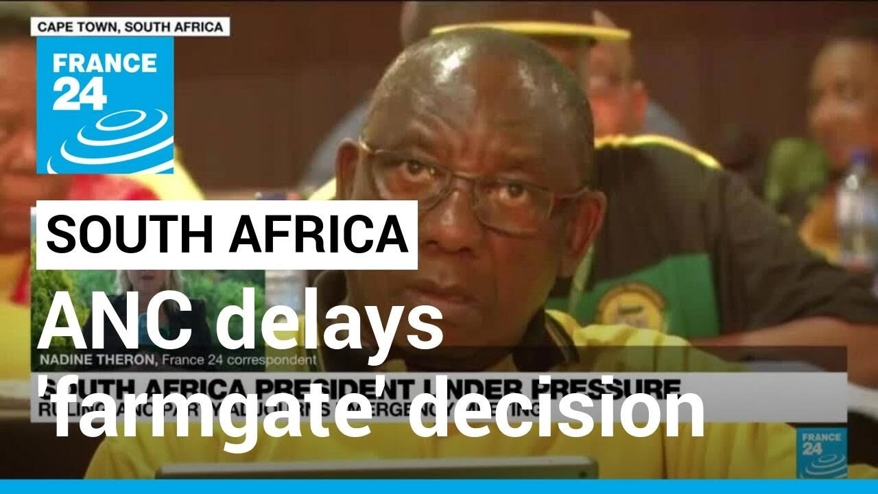 South Africa’s ANC delays decision on Ramaphosa ‘farmgate’ scandal • FRANCE 24 English
