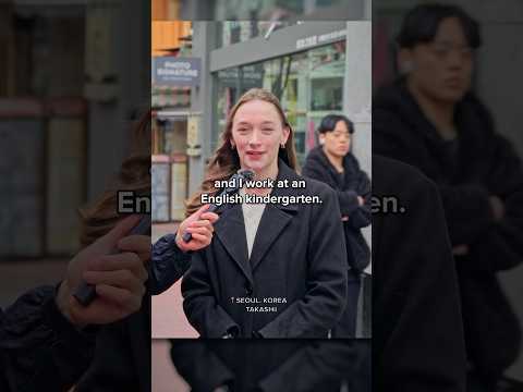 American speaking Japanese and Korean