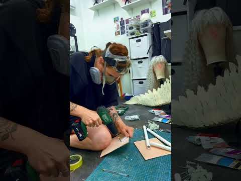 Making Articulated Wings from Scratch #cosplay #wings #cosplayer