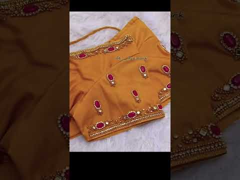 beautiful blouse neck patron #fashion #shortvideo #viralshort