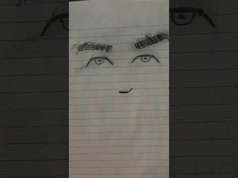 Drew a face #fypシ゚viral #art #draw #drawing