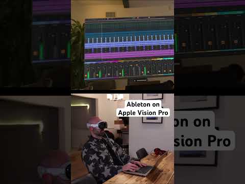 Ableton on Apple Vision Pro