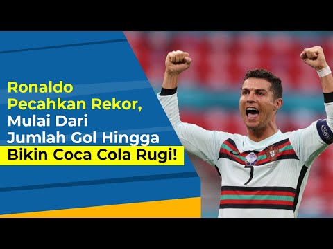 EURO 2020: Ronaldo Pecahkan Rekor, Mulai Dari Jumlah Gol Hingga Bikin Coca-Cola Rugi!