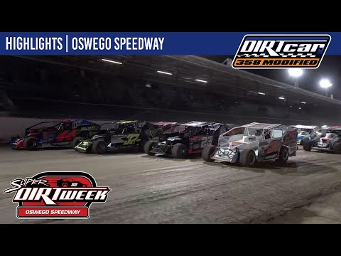 DIRTcar 358 Modifieds | Super Dirt Week | Oswego Speedway | October 11, 2024 | HIGHLIGHTS - dirt track racing video image