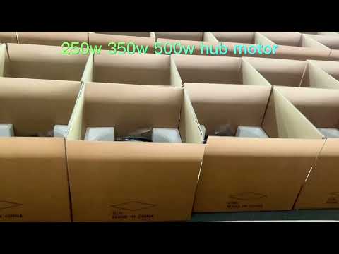 CNEBIKES brand hub motor packaging method