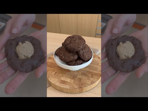 Peanut Butter-Filled Chocolate Cookies