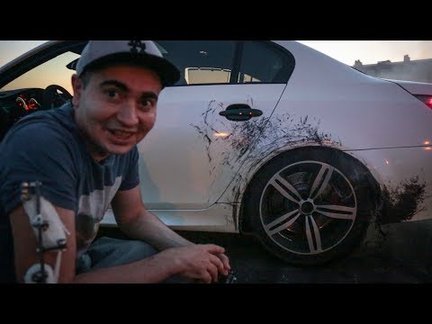 BMW M5 : Взорвалось колесо...пленке конец...бампер расплавился... =( - UCfsGxVoovxM9kX8mZhdKp2Q