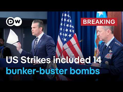 US Defense Secretary Pete Hegseth and Gen. Dan Caine confirm success of US bombing of Iran | DW News