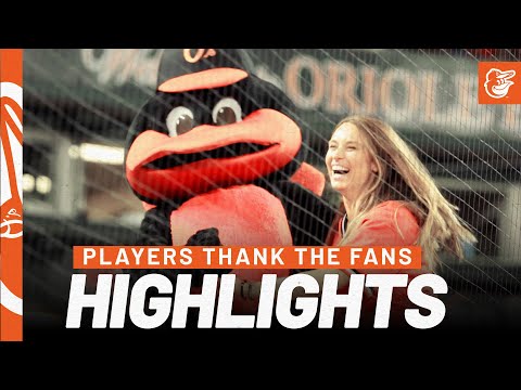 Thank You, Birdland – 2021 Orioles Fan Appreciation | Baltimore Orioles video clip