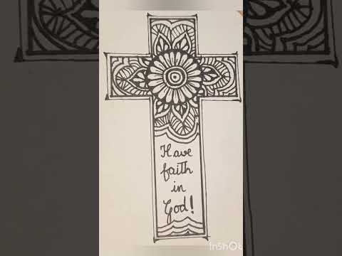 Mandala Cross⛪✝️#apt #trending #rosé #brunomars#viral#cross #Jesus #christian#shorts #youtubepartner