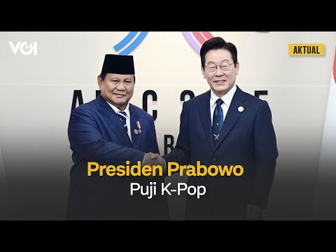 Presiden Prabowo Puji K-Pop: Anak Muda Indonesia Tergila-gila