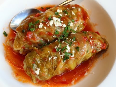 Lambage Rolls - Lamb & Rice Stuffed Cabbage Rolls with Almonds and Currants - UCRIZtPl9nb9RiXc9btSTQNw