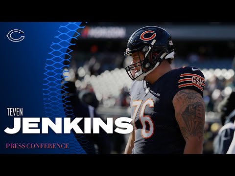Teven Jenkins on injury status vs. Lions | Chicago Bears video clip