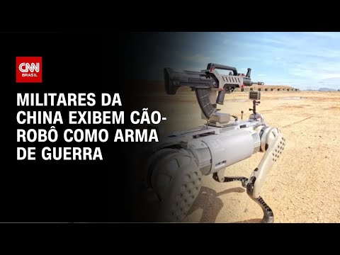 ​Militares da China exibem cão-robô como arma de guerra | LIVE CNN