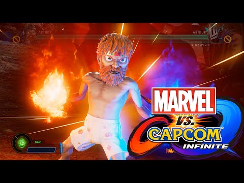 【アーサー】必殺技ハイパーコンボ【MVC INFINITE】