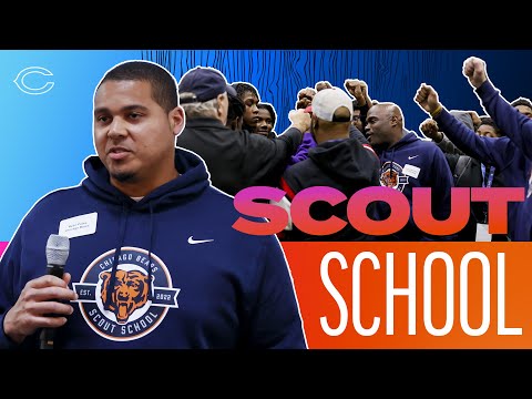Bears scouting staff hosts scout school with BUILD Chicago | Chicago Bears video clip