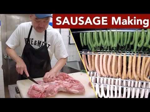 Sausage Making: A Day at Japan's Butcher with 110 Years of History!