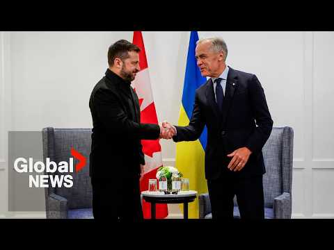 ゼレンスキー氏、カルガリーでカーニー氏と会談へ　防衛・経済・エネルギー協力を協議