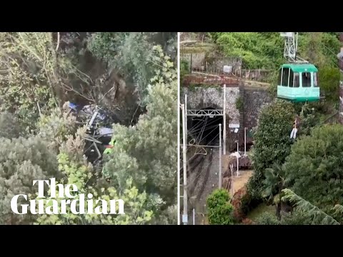 Rescue footage shows aftermath of cable car crash in Italy