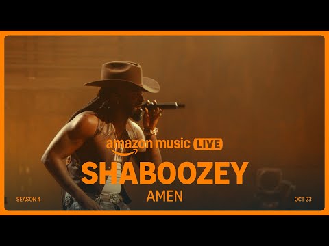 Shaboozey performs "Amen" at Amazon Music Live | Amazon Music
