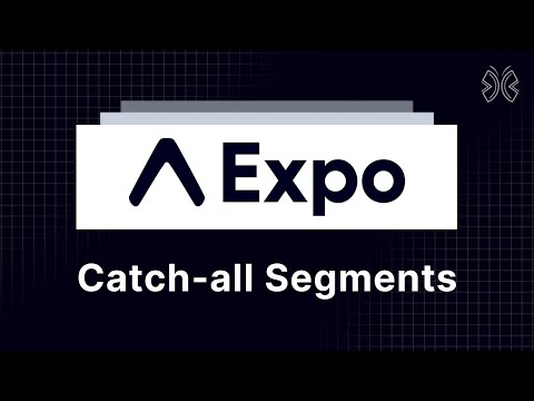 Expo Router Tutorial - 5 - Catch all Segments