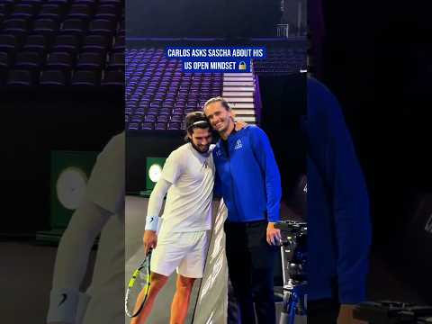 Zverev &amp; Alcaraz Reunite At the Laber Cup London 🎾 #Shorts