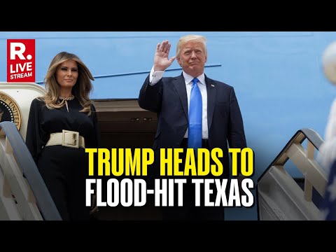 LIVE: Trump & First Lady Leave White House to Visit Texas Flood Zone | Hill Country Crisis