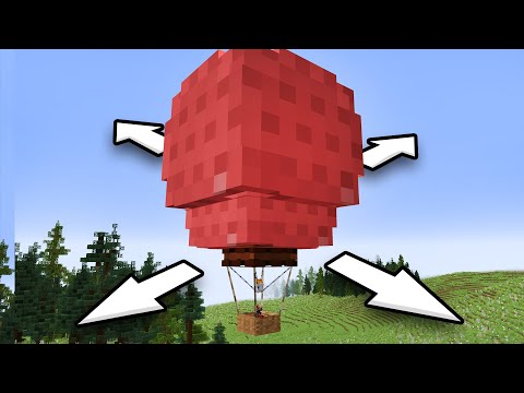 I Made WORKING Hot Air Balloons in Vanilla Minecraft