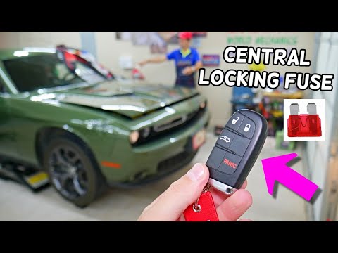 DODGE CHALLENGER CENTRAL LOCKING FUSE, POWER LOCKS FUSE LOCATION REPLACEMENT