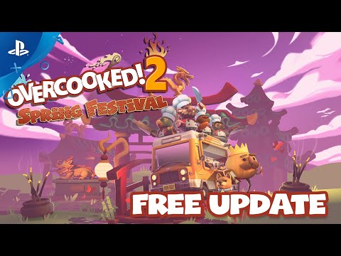Overcooked! 2 - Spring Festival Available Now | PS4