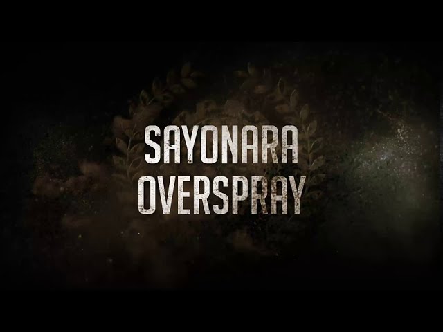 Sayonara overspray avec le chapeau d´aire Titania Pro