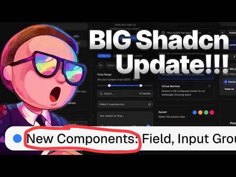 Shadcn Just Dropped INSANE New Components 🤯