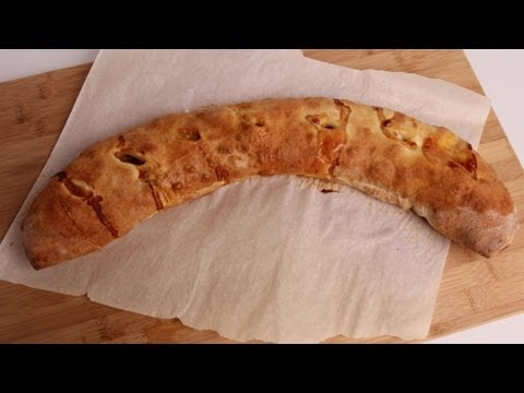 Homemade Stromboli with Sausage and Peppers Recipe - Laura Vitale - Laura in the Kitchen Episode 344 - UCNbngWUqL2eqRw12yAwcICg