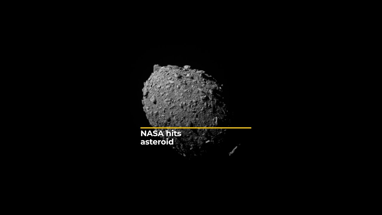 NASA hits asteroid in the world’s first planetary defence test | AJ #shorts