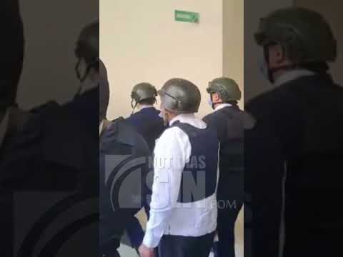 Llegan a la sala de audiencia los encartados en la operación calamar