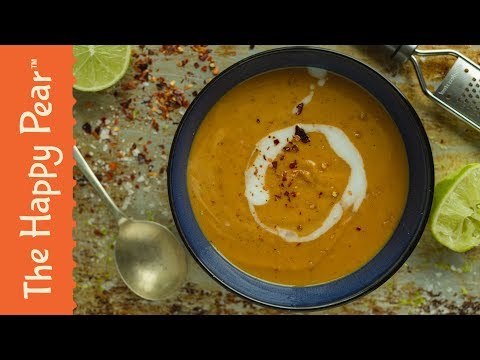 Sweet Potato & Lime Soup | VEGAN WINTER WARMER