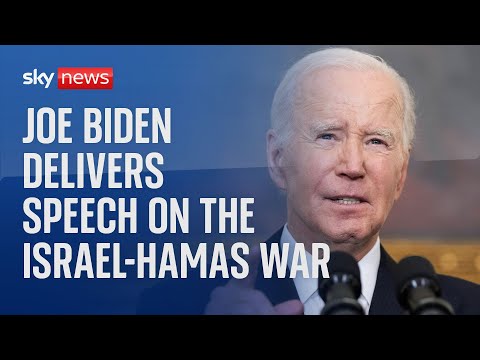 Watch live: Joe Biden delivers speech on the Israel-Hamas war
